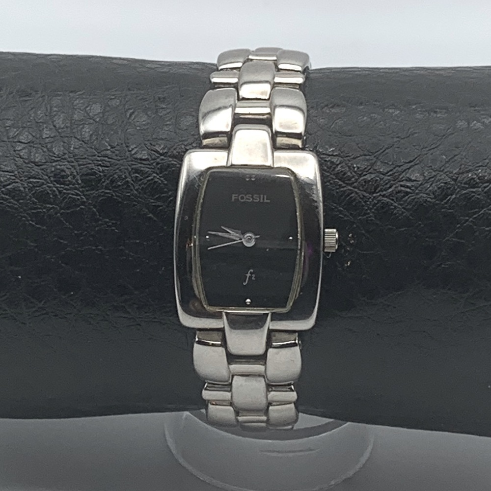 Fossil F2 ES-8823 Stainless Steel Black Dial Ladies Quartz Watch